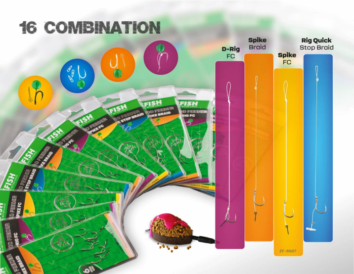 CARLIGE LEGATE ZFISH METHOD FEEDER D-RIG FC [2]