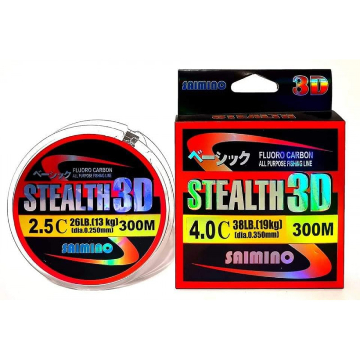 FIR FLUOROCARBON SAIMINO STEALTH 3D, 300m [2]