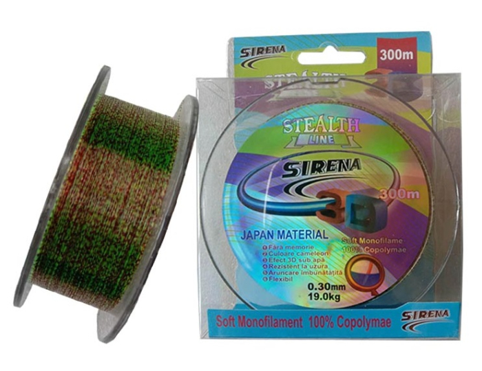 FIR MONOFILAMENT SIRENA STEALTH 3D, 300m [2]