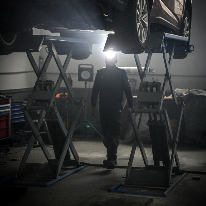 LANTERNA DE CAP LED LENSER HF4R WORK + CABLU USB, 500 LMN [2]