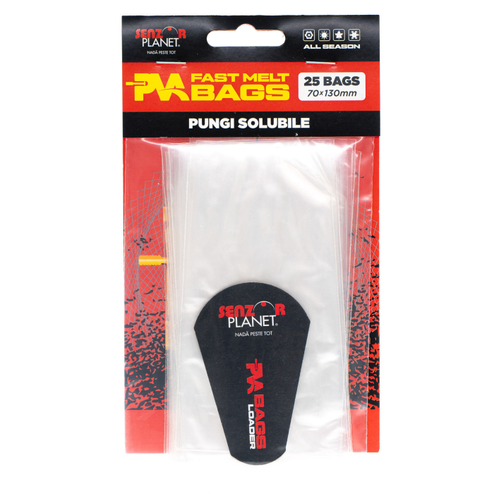 PUNGI SOLUBILE PVA BAGS 70x130mm 25buc [2]