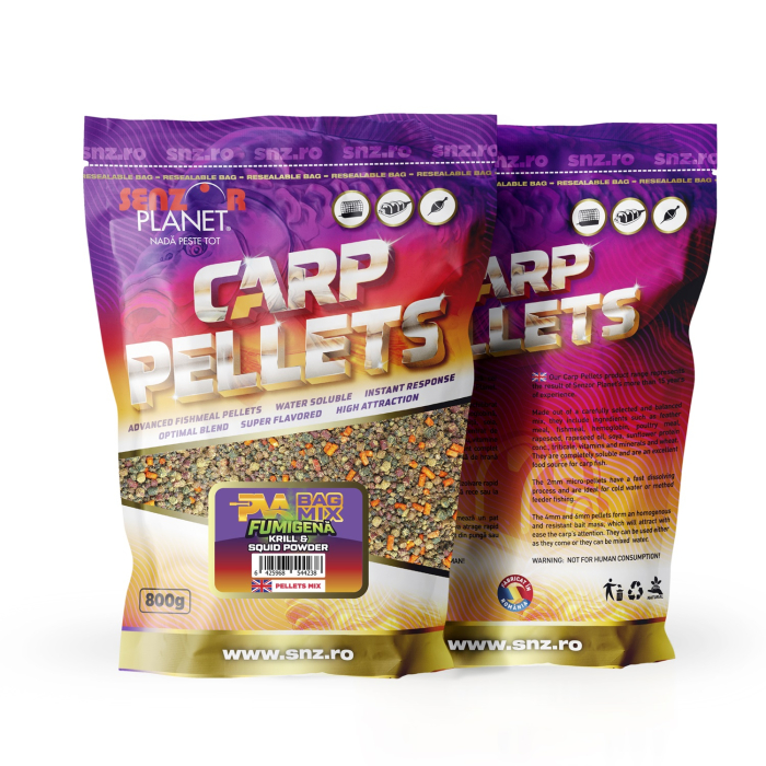 PVA BAG MIX FUMIGENA KRILL & SQUID POWDER 800g [2]