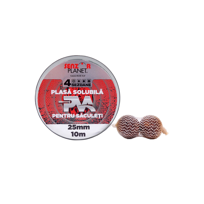 REZERVA PVA SENZOR PLASA SOLUBILA SLOW MELT 25mm PENTRU SACULETI, 10m [2]