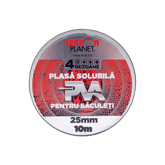 REZERVA PVA SENZOR PLASA SOLUBILA SLOW MELT 25mm PENTRU SACULETI, 10m [4]