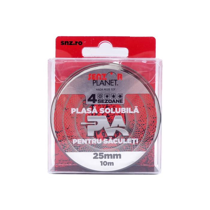 REZERVA PVA SENZOR PLASA SOLUBILA SLOW MELT 25mm PENTRU SACULETI, 10m [5]