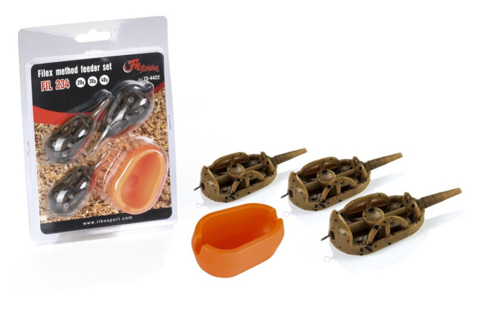 SET 3 MOMITOARE + MATRITA FILFISHING FILEX METHOD FEEDER [2]
