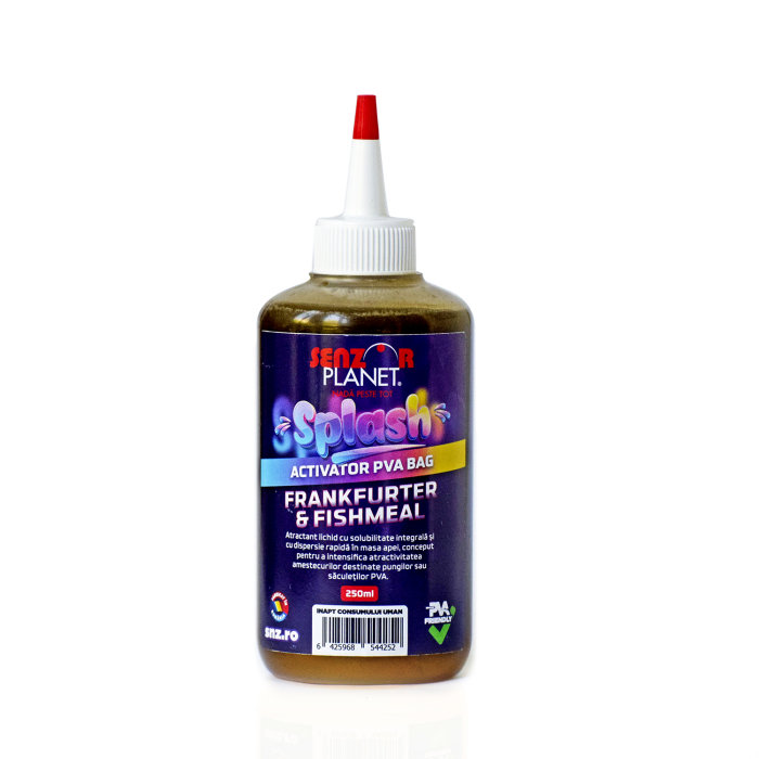 SPLASH ACTIVATOR PVA BAG FRANKFURTER & FISHMEAL 250ml [2]