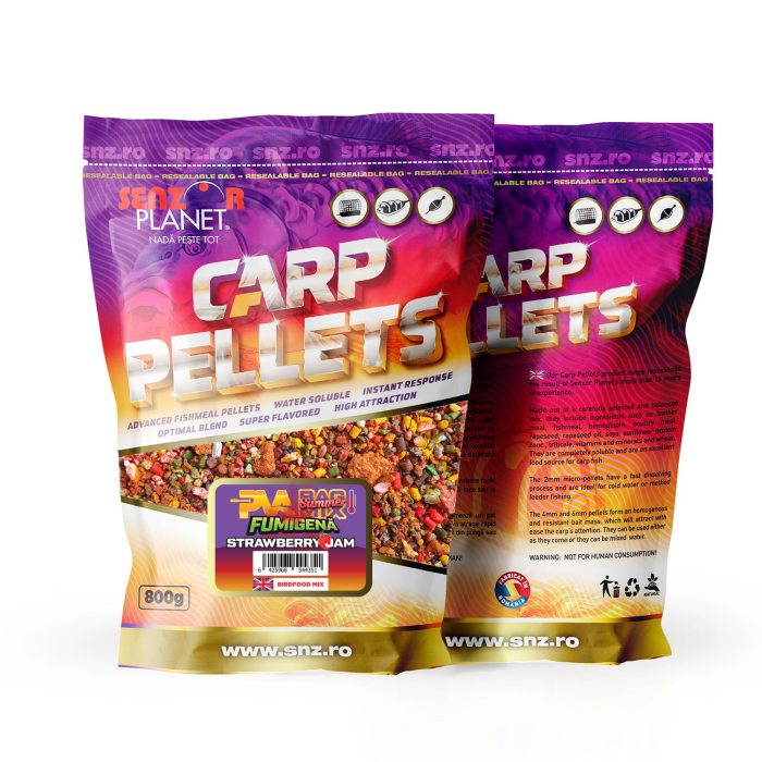 SUMMER PVA BAG MIX FUMIGENA STRAWBERRY JAM 800g [2]