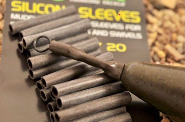 VARNIS PENTRU AGRAFA/VARTEJ KORDA SILICONE SLEEVES, CAMO GREEN, Ø=3mm, 20buc [2]