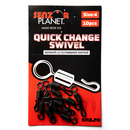 Monturi & Accesorii - AGRAFA CU SCHIMBARE RAPIDA NR 4 (QUICK CHANGE SWIVEL) 10buc Nr 4