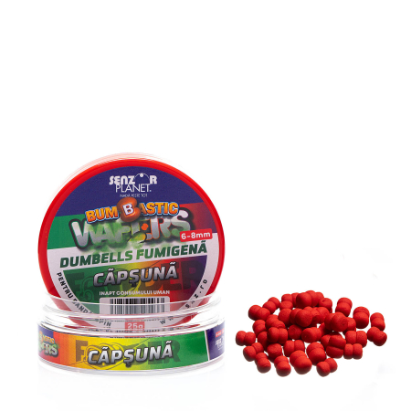Wafters - BUMBASTIC WAFTERS DUMBELLS FUMIGENA PENTRU BANDA CAPSUNA 6-8mm 25g