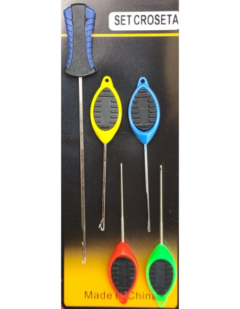 Accesorii monturi crap - SET 5 CROSETE FL