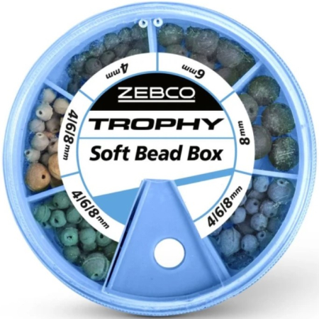 Monturi & Accesorii - BILUTE ANTISOC ZEBCO BEAD BOX SOFT MIXED 89 buc/set