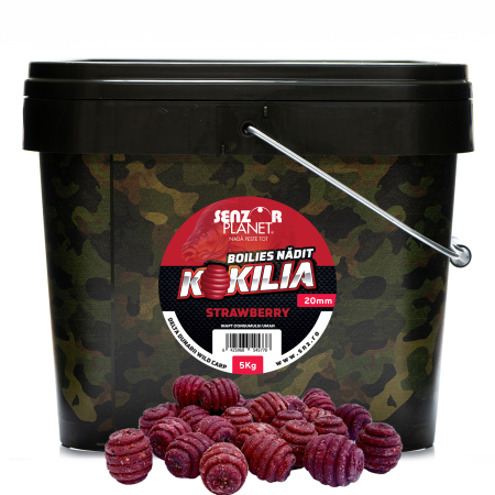 Boilies & Solubile - BOILIES NADIT KOKILIA STRAWBERRY 20mm 5kg