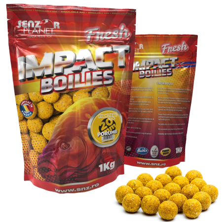 Boilies & Solubile - BOILIES PORUMB 20mm 1kg
