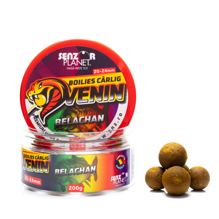 Boilies & Solubile - BOILIES VENIN PENTRU CARLIG BELACHAN 20-24mm 200g