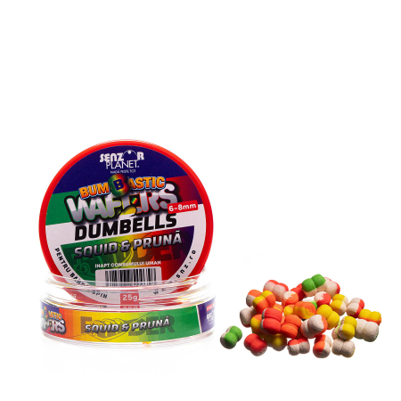 Wafters - BUMBASTIC WAFTERS DUMBELLS PENTRU BANDA SQUID & PRUNA 6-8mm 25g