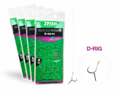 Carlige - CARLIGE LEGATE ZFISH METHOD FEEDER D-RIG FC