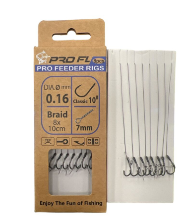 Monturi & Accesorii - CARLIGE LEGATE CU SPIN SURUB PRO FL FEEDER RIGS