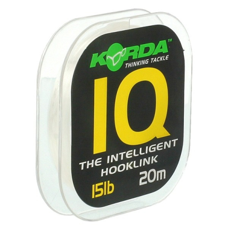Fire Crap - FIR FLUOROCARBON KORDA IQ HOOKLINK, 20M/9KG
