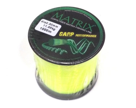 Fire Crap - FIR MONOFILAMENT CARBOTEX MATRIX FLUO GALBEN, 1000m
