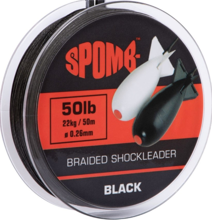 Textil - FIR TEXTIL INAINTAS SPOMB BRAIDED SHOCKLEADER, NEGRU