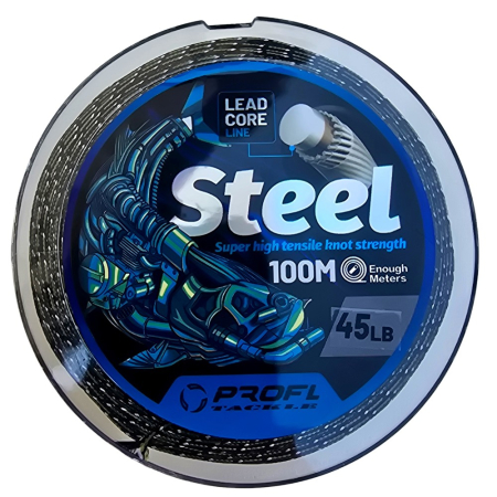 Textil - FIR TEXTIL LEADCORE PROFL TACKLE STEEL, 100m