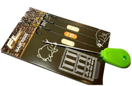 Accesorii monturi crap - SET 3 MONTURI CU OPRITORI SI CROSETA FL