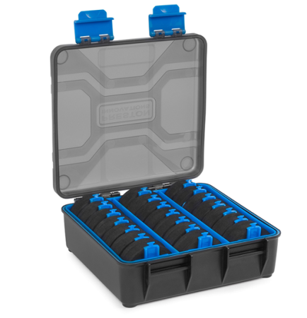 Truse accesorii & monturi - CUTIE RIGIDĂ PENTRU RIGURI PRESTON REVOLUTION STORAGE SYSTEM + 21 EVA DISC SPOOL