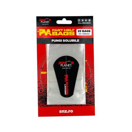 Materiale PVA - PUNGI SOLUBILE PVA BAGS 55x130mm 25buc