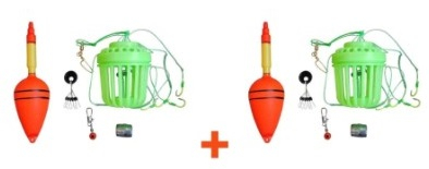 Monturi - SET 2 MONTURI PENTRU NOVAC FLUO + PLUTA + GREUTATE