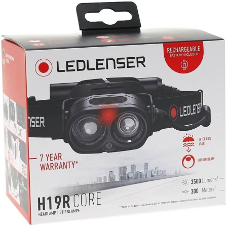 Lanterne & Baterii - LANTERNA CAP REINCARCABILA LED LENSER H19R CORE, 3500 LMN, PLUS CABLU USB