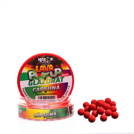 Pop-up - LAVA POP-UP GLAZURAT CAPSUNA 8mm 30g