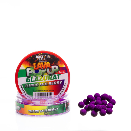 Pop-up - LAVA POP-UP GLAZURAT TURBO MULBERRY 8mm 30g