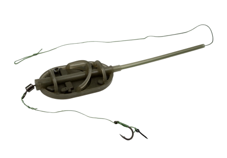 Monturi - MONTURA METHOD FEEDER CU TIJA 40g CARLIG NR 8 CU SPIN PE FIR DE PAR 40G