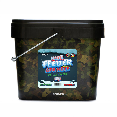 Pachete Nada - NADA FEEDER APA RECE KRILL & CANEPA 5kg + ACTIVATOR 250ml