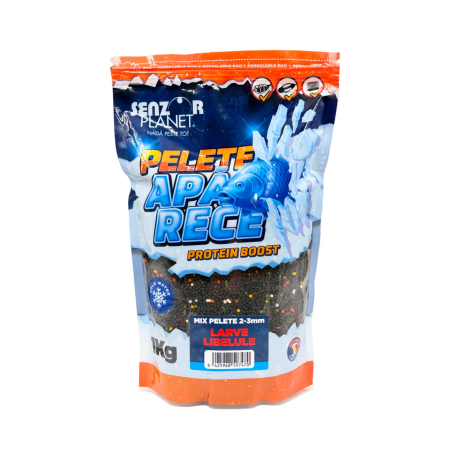 Materiale PVA - PELETE APA RECE LARVE LIBELULE MIX 2-3mm 1kg
