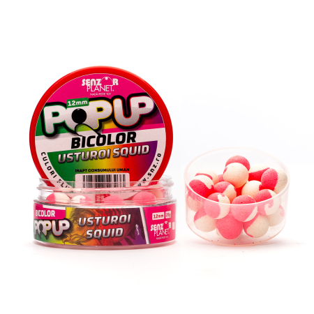 Pop-up - POP-UP BICOLOR USTUROI & SQUID 12mm 25g