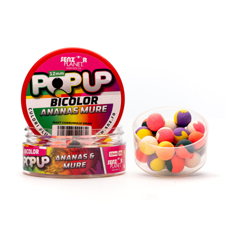 Pop-up - POP-UP BICOLOR ANANAS & MURE 12mm 25g