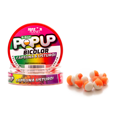 Pop-up - POP-UP BICOLOR CAPSUNA & USTUROI 6-8mm 30g