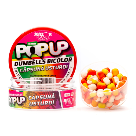 Pop-up - POP-UP DUMBELLS BICOLOR CAPSUNA & USTUROI 8mm 30g