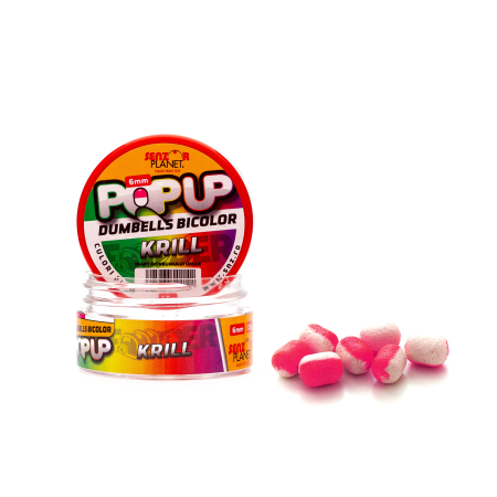 Pop-up - POP-UP DUMBELLS BICOLOR KRILL 6mm 15g