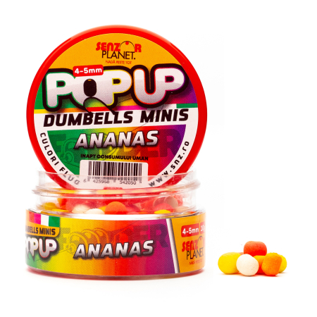 Pop-up - POP-UP DUMBELLS MINIS ANANAS 4-5mm 10g