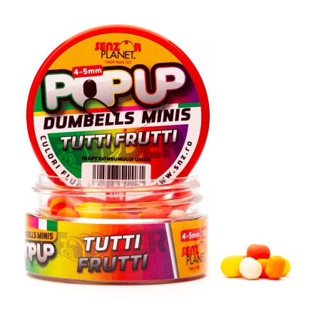 Pop-up - POP-UP DUMBELLS MINIS TUTTI FRUTTI 4-5mm 10g