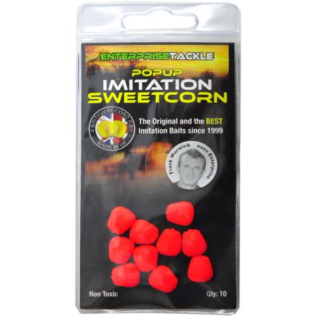 Enterprise Tackle - POPUP SWEETCORN FLUORO RED 10buc