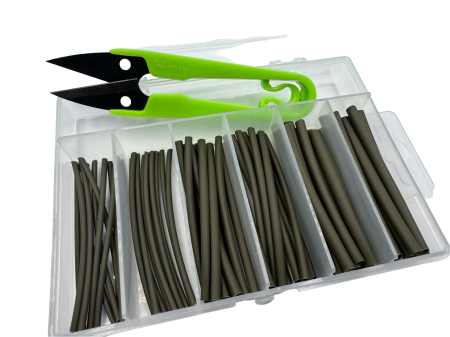 Accesorii monturi crap - SET TUB TERMO CONTRACTABIL + FORFECUTA, 60buc