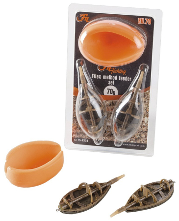 Plumbi & Momitoare - SET 2 MOMITOARE + MATRITA FILFISHING FILEX METHOD FEEDER