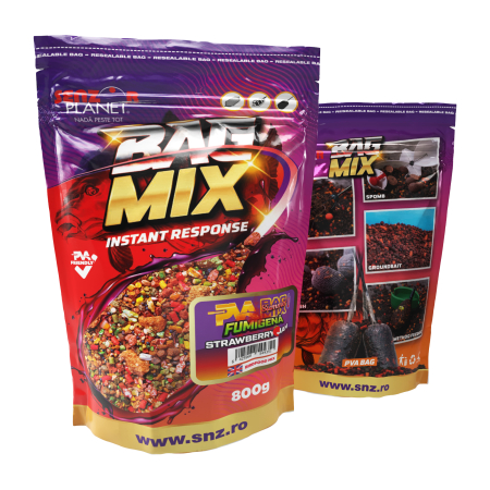 Pelete - SUMMER PVA BAG MIX FUMIGENA STRAWBERRY JAM 800g