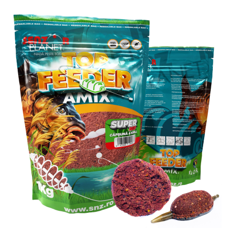 Amestecuri de nadire - TOP FEEDER AMIX METHOD SUPER RED 1kg