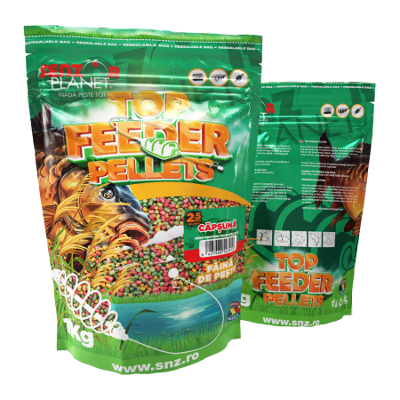 Gama FEEDER - TOP FEEDER PELLETS CAPSUNA 2.5mm 1kg